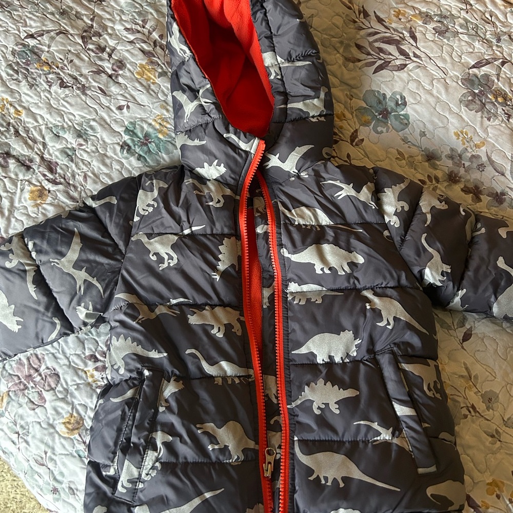 Wonder Nation Orange Fleece Jacket